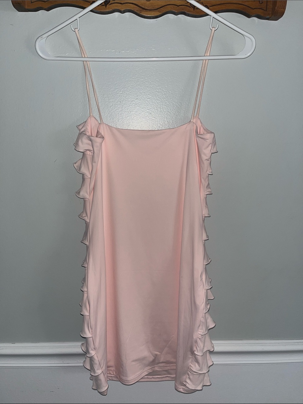 Edikted Pink Ruffled Top - Picture 4 of 7